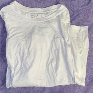 Plain white long sleeve